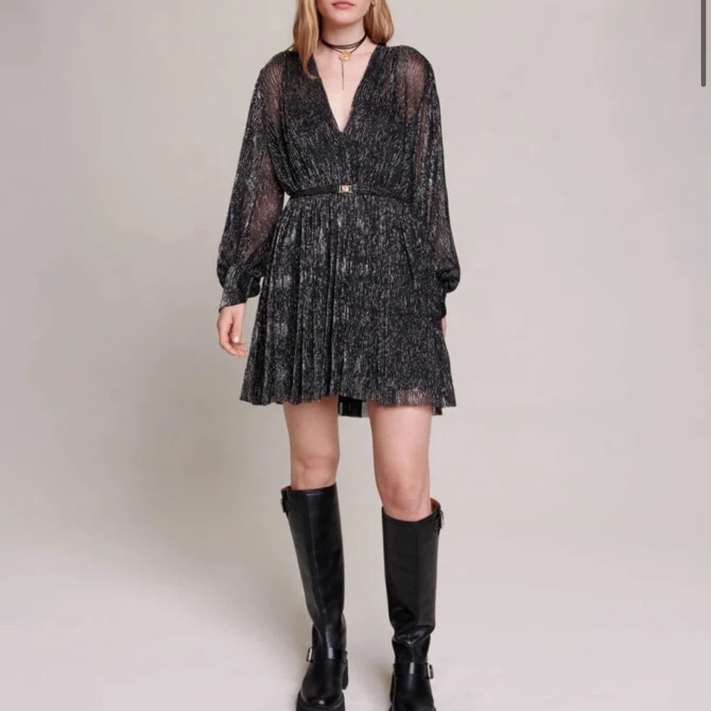 Maje Holiday Shimmering Dresss